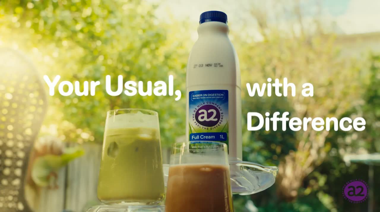 a2 Milk: Your Usual. With a Difference.